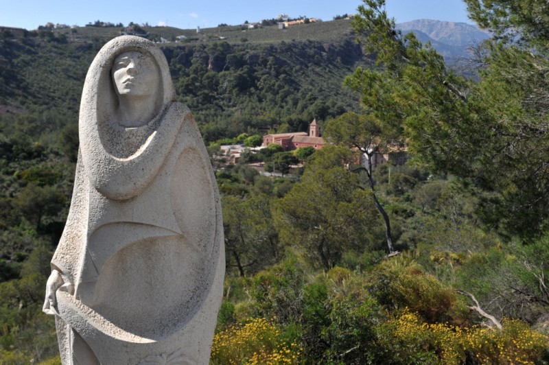 Sierra Espuña walks, the Via Crucis between the Santuario de Santa Eulalia in Totana and the Corazón de Jesús viewing point