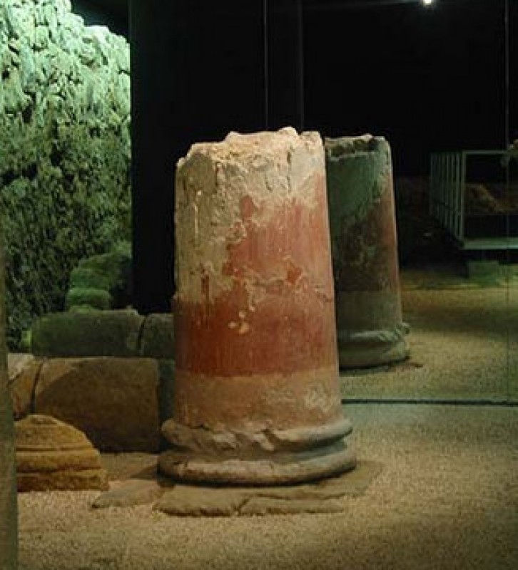 The Augusteum, a Roman temple in Cartagena dedicated to the Emperor Augustus