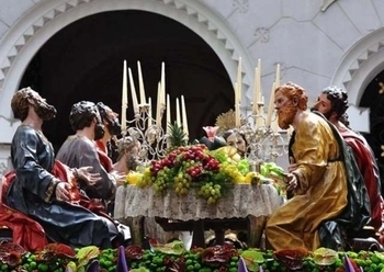 Good Friday am the Procession of the Salzillos Murcia