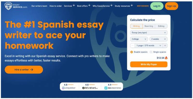 7 best Spanish essay writing services for academic success