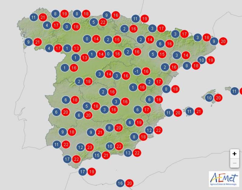 Temperature rollercoaster as Storm Bert hits: Spain weather forecast Nov 25-28