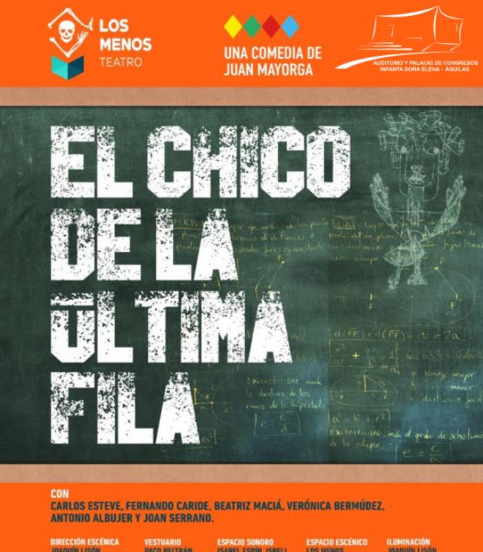 May 10 El Chico de la Última Fila, Spanish theatre at the seafront auditorium in Aguilas
