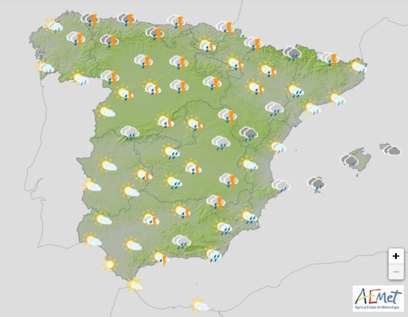A week of rain: Spain weather forecast May 12-15