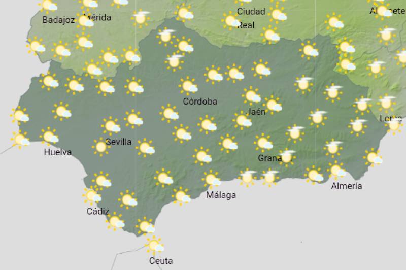 Andalucía weekly weather forecast June 2-5: Cooler in the west but warmer by Thursday