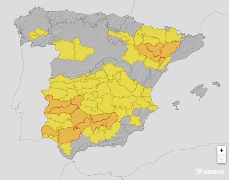 Spain turns up the heat with 45 degree temps: Weekend weather June 26-29