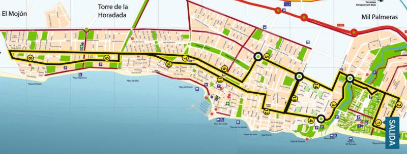 Until August 31 Free tourist train rides with audio guides Pilar de la Horadada and La Torre