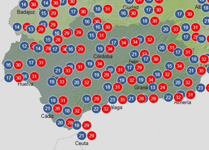 Andalucía weather forecast September 8-11: Cooler breezes and plenty of sunshine