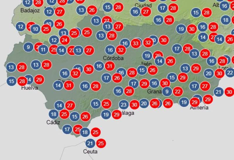 Andalucía weather forecast September 8-11: Cooler breezes and plenty of sunshine