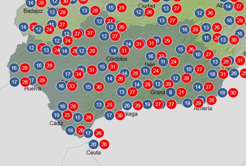 Andalucía weather forecast September 8-11: Cooler breezes and plenty of sunshine
