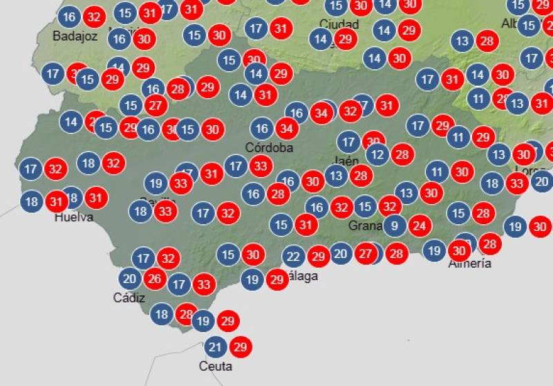 Andalucía weather forecast September 8-11: Cooler breezes and plenty of sunshine