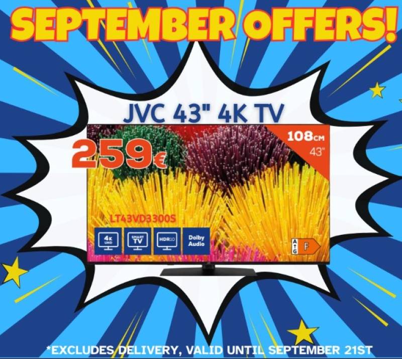 Jump into September with unbeatable deals at TJ Electricals, Euronics Camposol