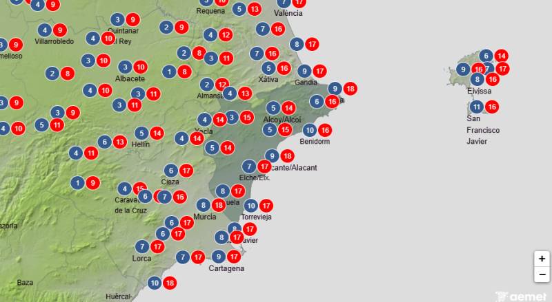 Bright skies and mild days continue: Alicante weather forecast January 12-15