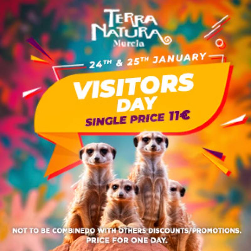 January 24-25 Explore nature for just €11 on Visitor Days at Terra Natura Murcia
