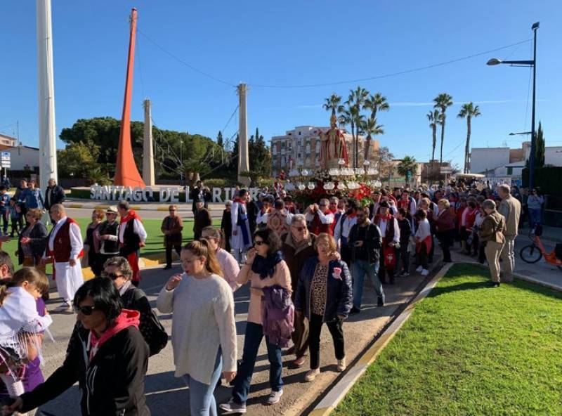 January 25 and February 3 the Fiestas  of San Blas in Santiago de la Ribera
