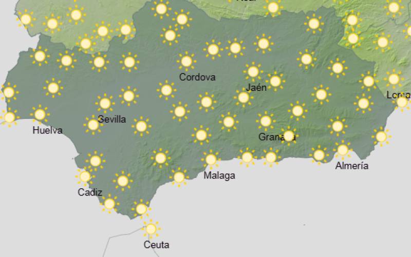 Andalucía weekend weather forecast February 19-22: Sunshine returning after a blustery start
