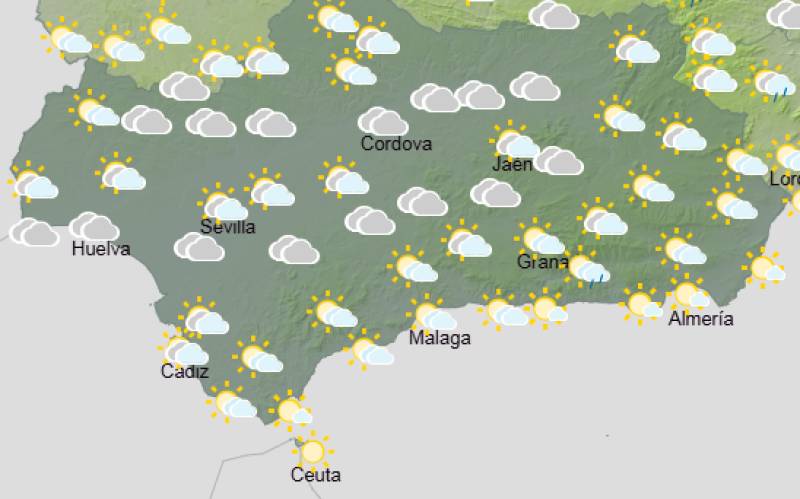 Andalucía weekend weather forecast May 14-17: Warm spells then windy and cloudier