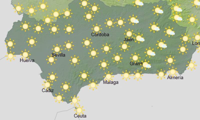 Andalucía weekly weather forecast May 18-21: Turning hotter with plenty of sunshine