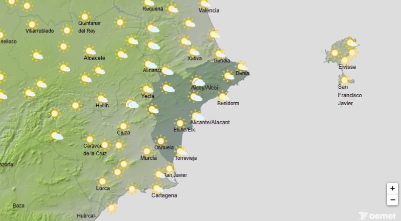 Heat alert activated as temperatures continue to rise: Alicante weather June 1-4