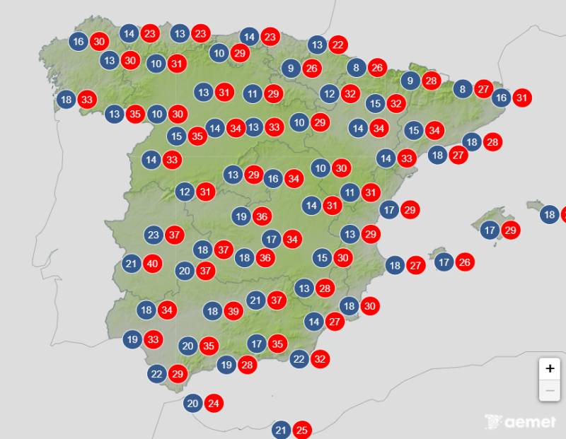Spain braces for 40°C temperatures: Weather forecast June 11-14