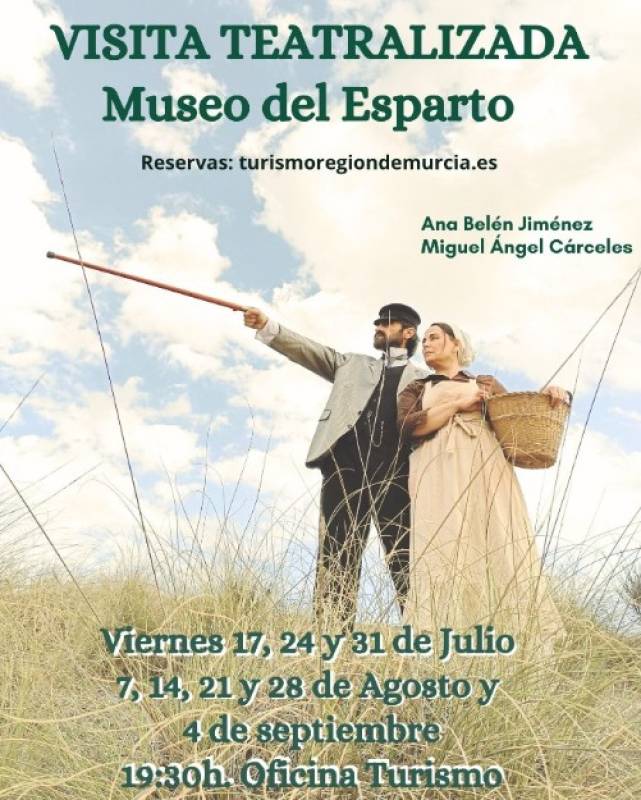 August 14 Free dramatized visit to the esparto grass museum of Aguilas