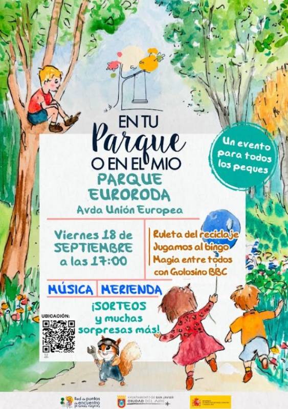 September 18 Free fun for kiddies at the Euroroda park in San Javier