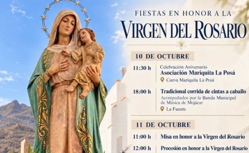 Mojácar honours the Virgen del Rosario with two days of festivities