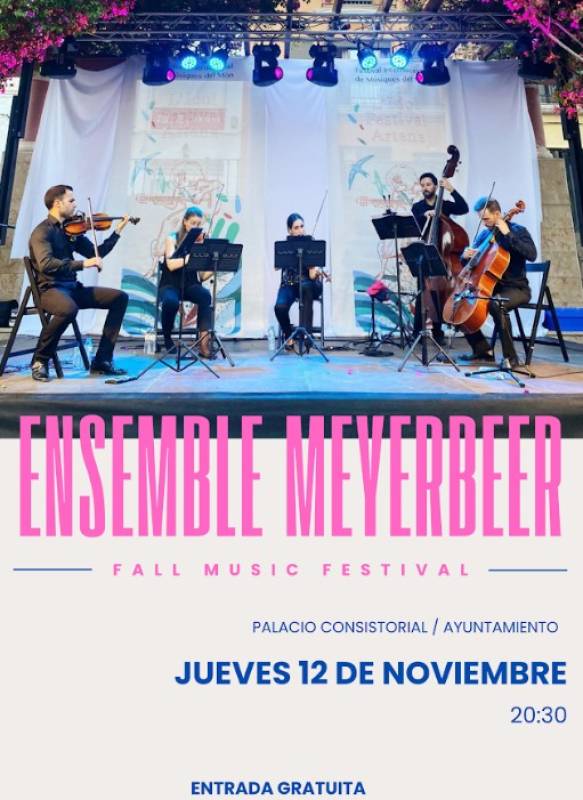 November 12 The Four Seasons by Vivaldi in a free concert in San Javier